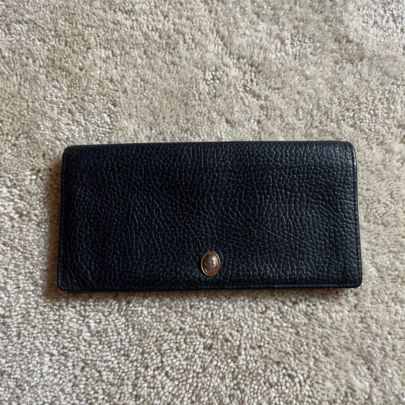 Dior Handbags - Vintage Christian Dior Black Leather Women's Wallet